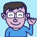 管理人「あお　とおる」プロフィールイラスト